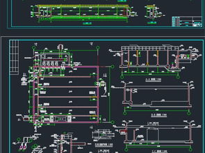 城市污水处理厂工艺CAD图纸 从CASS平面图到全套水电设计资源导览